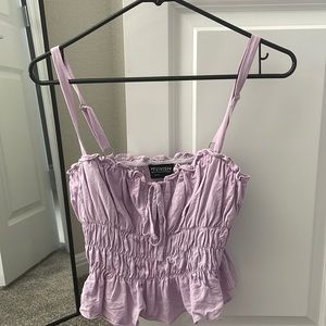 Purple/Lavender Smock Tank Top